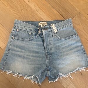 Madewell Women's Faded Blue Jean Shorts 25 NWT